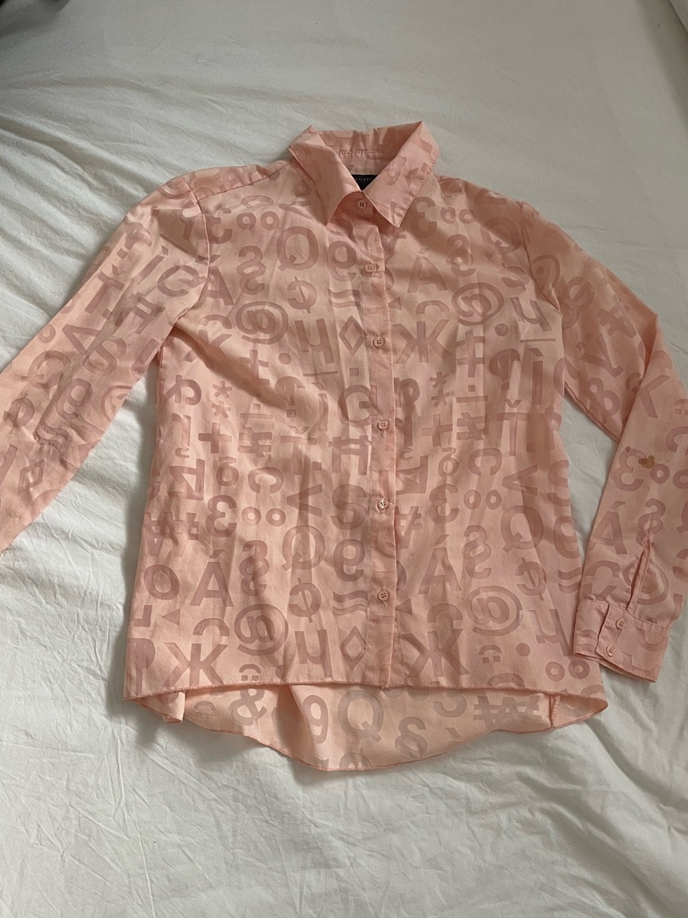 Vintage 2012 Nasty Gal Original Collection “Weird Science” Character Button Up